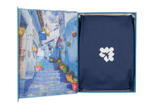 Load image into Gallery viewer, Passport Puzzles 1000 piece jigsaw puzzle Blue Chaouen