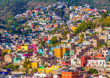 Load image into Gallery viewer, Passport Puzzles 1000 piece jigsaw puzzle Colourful Hills