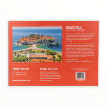 Load image into Gallery viewer, Passport Puzzles 1000 piece jigsaw puzzle Adriatic Oasis