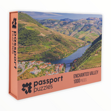 Load image into Gallery viewer, Passport Puzzles 1000 piece jigsaw puzzle Enchanted Valley