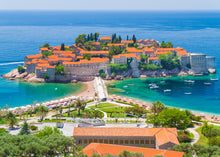 Load image into Gallery viewer, Passport Puzzles 1000 piece jigsaw puzzle Adriatic Oasis
